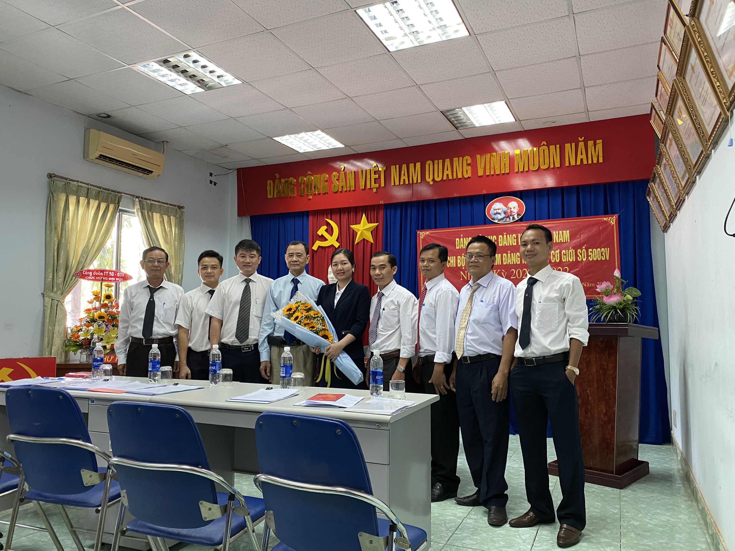 IĐại hội Chi bộ Trung tâm Đăng kiểm XCG số 50-03V nhiệm kỳ 2020-2022